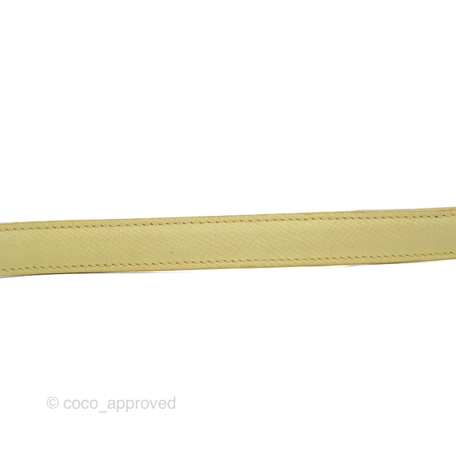 Celine Micro Belt Bag Yellow Grained Calfskin Silver Hardware