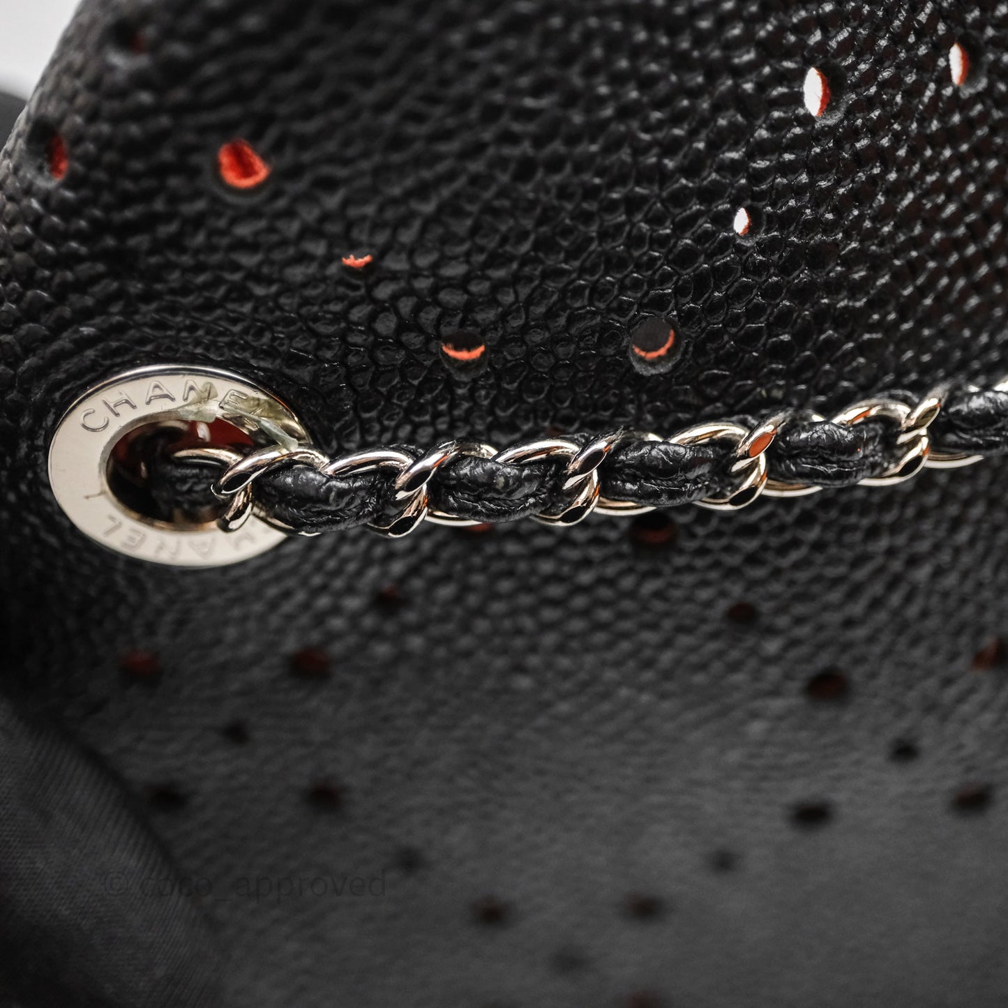 Chanel CC Drawstring Bucket Bag Black Caviar