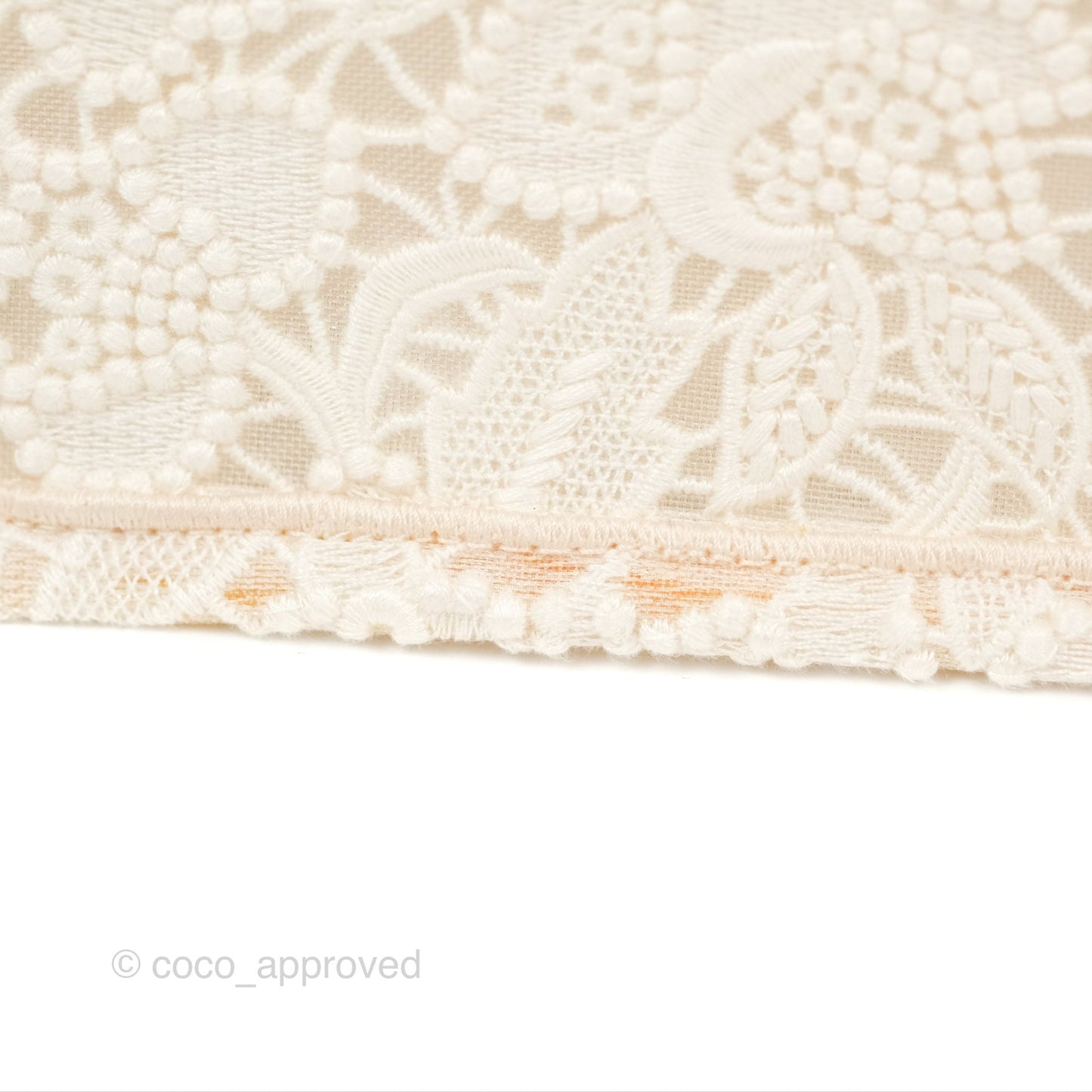 Dior Small Book Tote Natural Macramé-Effect Embroidery