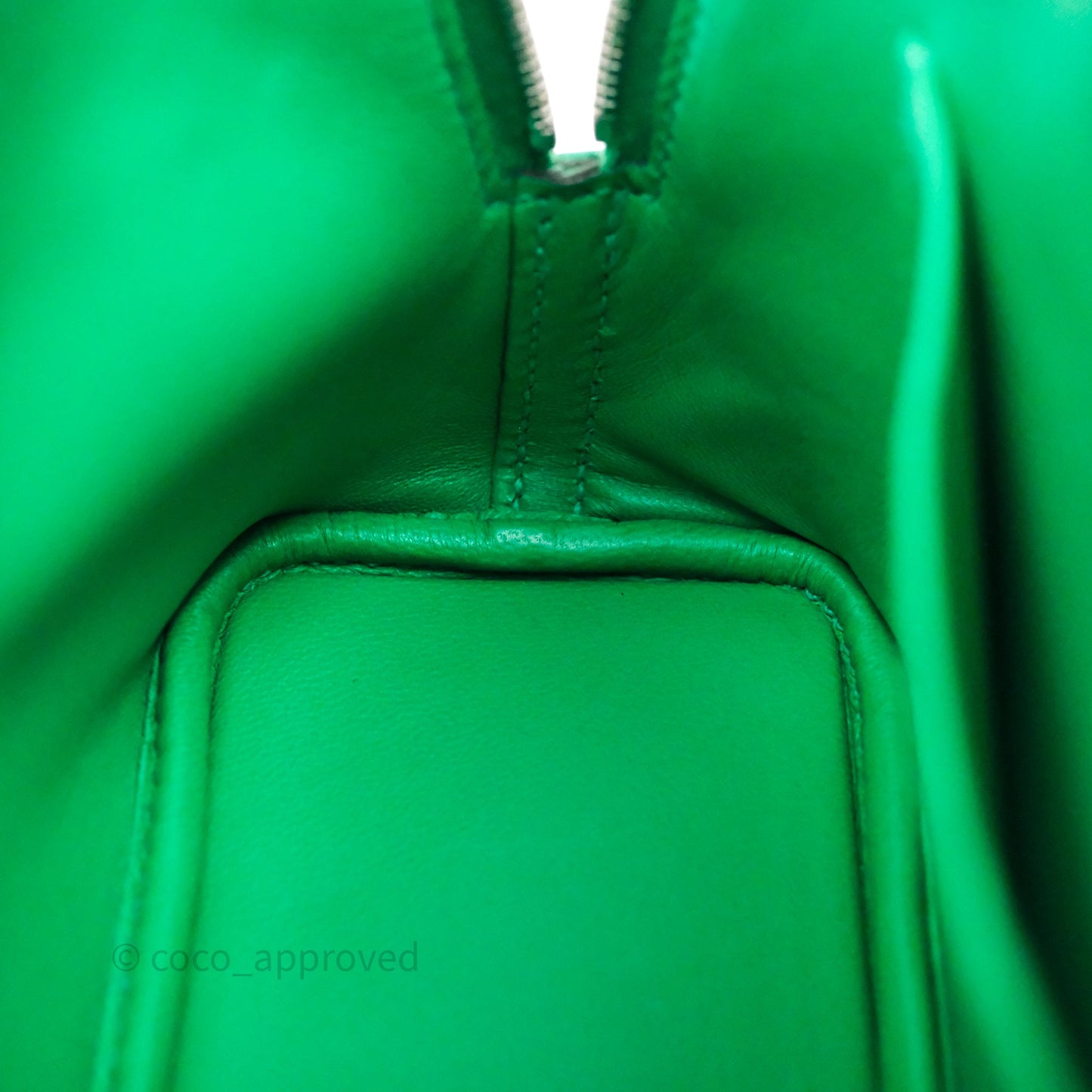 Hermès Bolide Mini 1923 Menthe 6W Chèvre Mysore Palladium Hardware