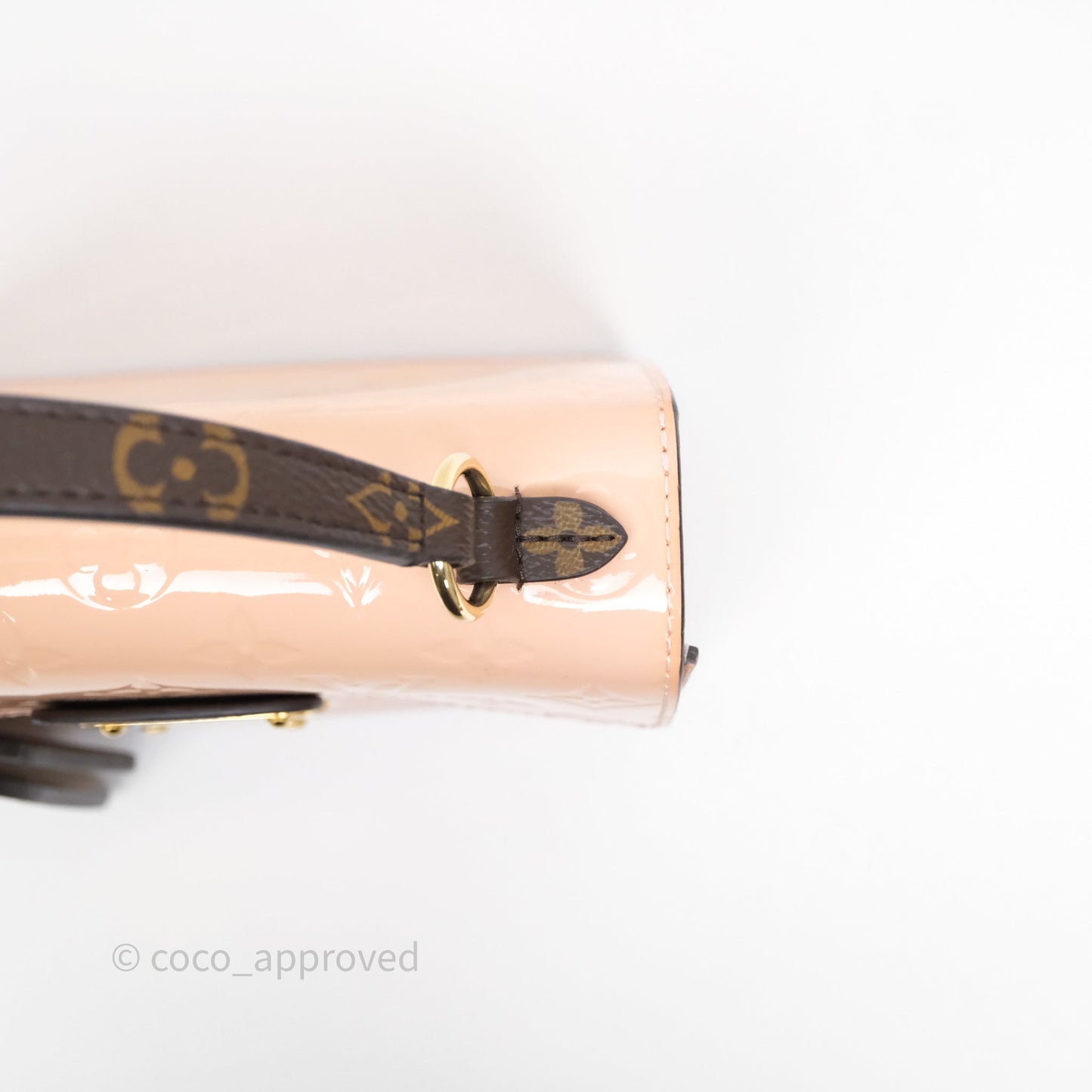 Louis Vuitton Spring Street Vernis Epi Monogram Rose Ballerine