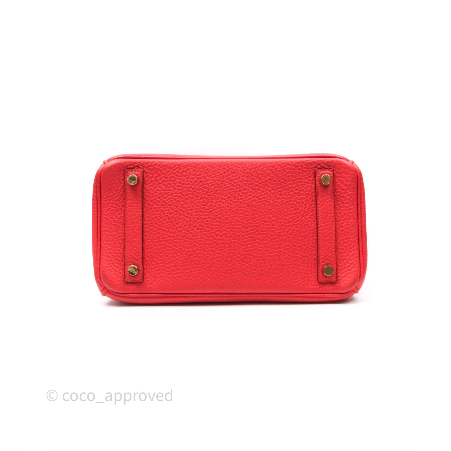 Hermès Birkin 25 Retourne Rouge Tomate S5 Clemence Gold Hardware