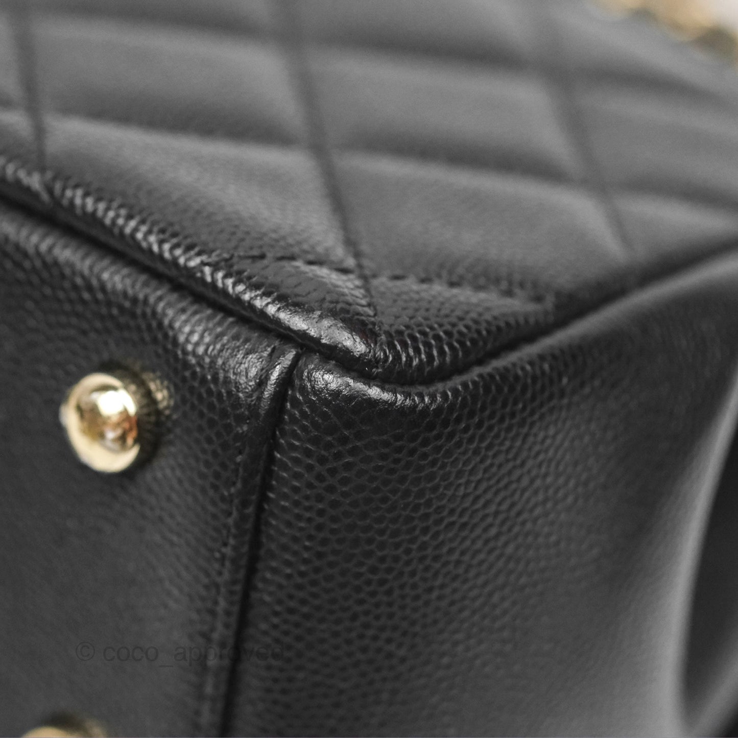 Chanel Quilted Small Business Affinity Flap Black Caviar Gold Hardware