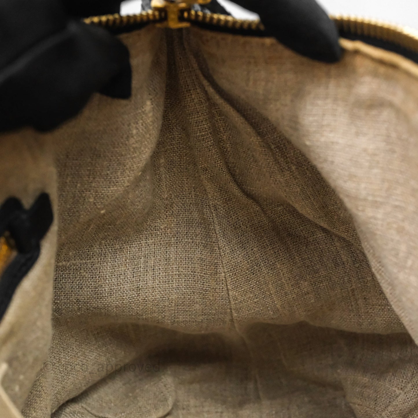 Miu Miu Vitello Tote Bag Black Gold Hardware