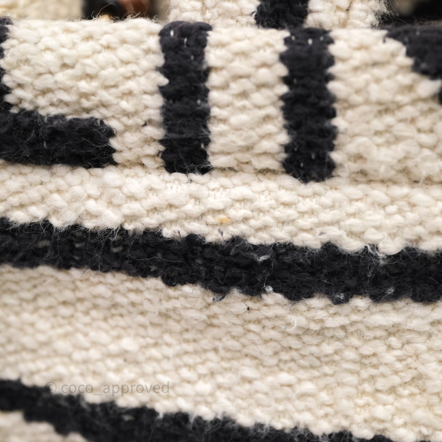 Celine Small Cabas Thais Textile with Celine All-Over White