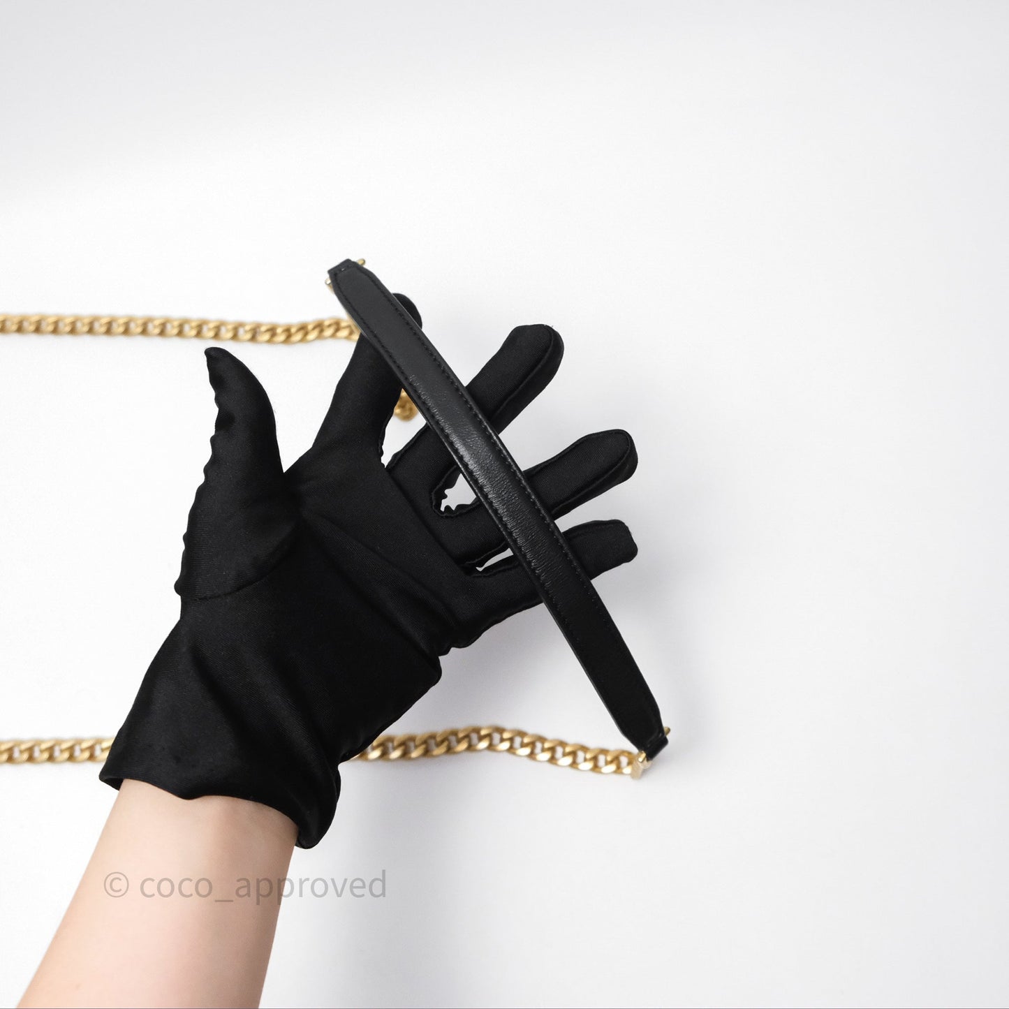 Chanel Enamel CC Bucket Bag Black Lambskin Gold Hardware 22P