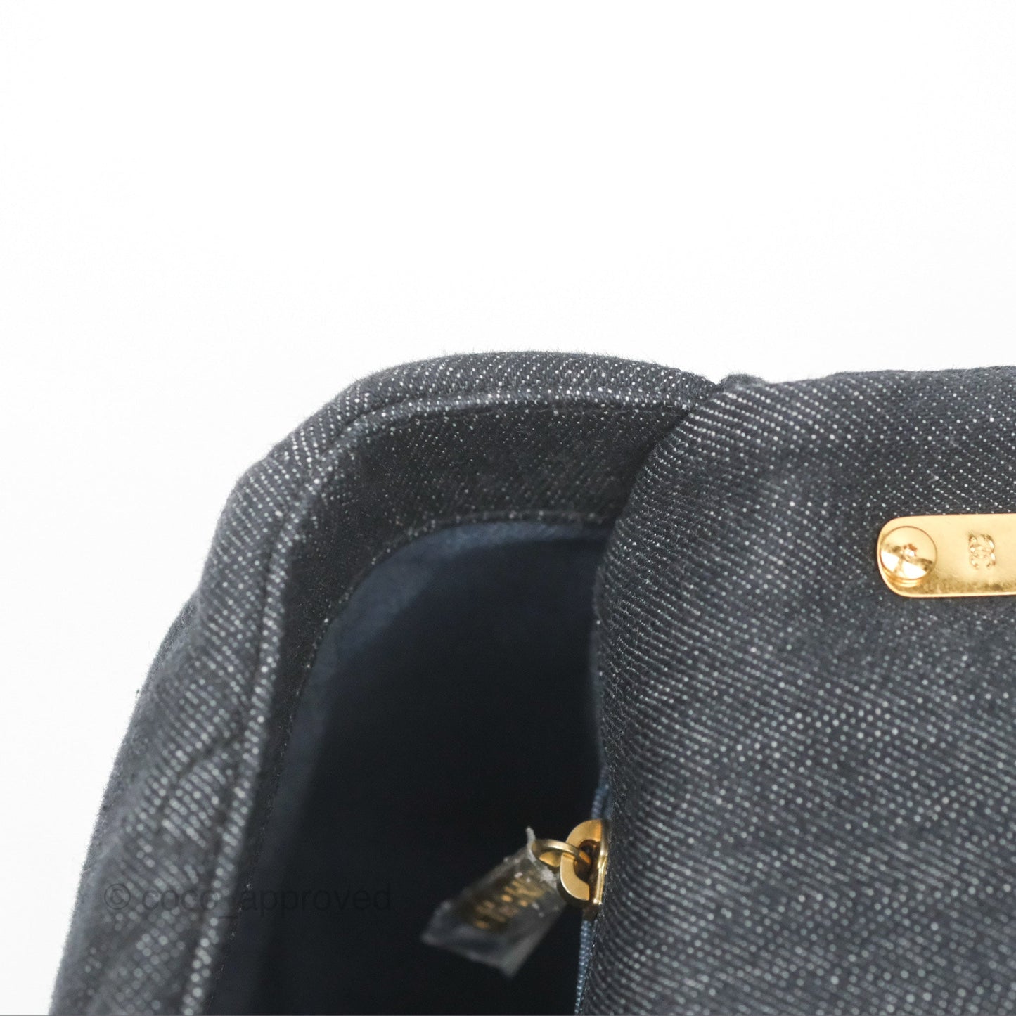 Chanel Medium Funky Town Flap Denim Aged Gold Hardware 22S