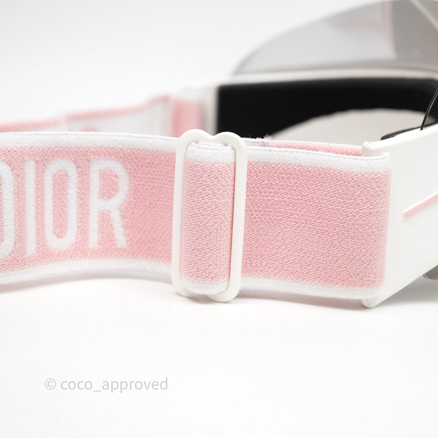 Christian Dior Diorclub Pink White Sun Visor