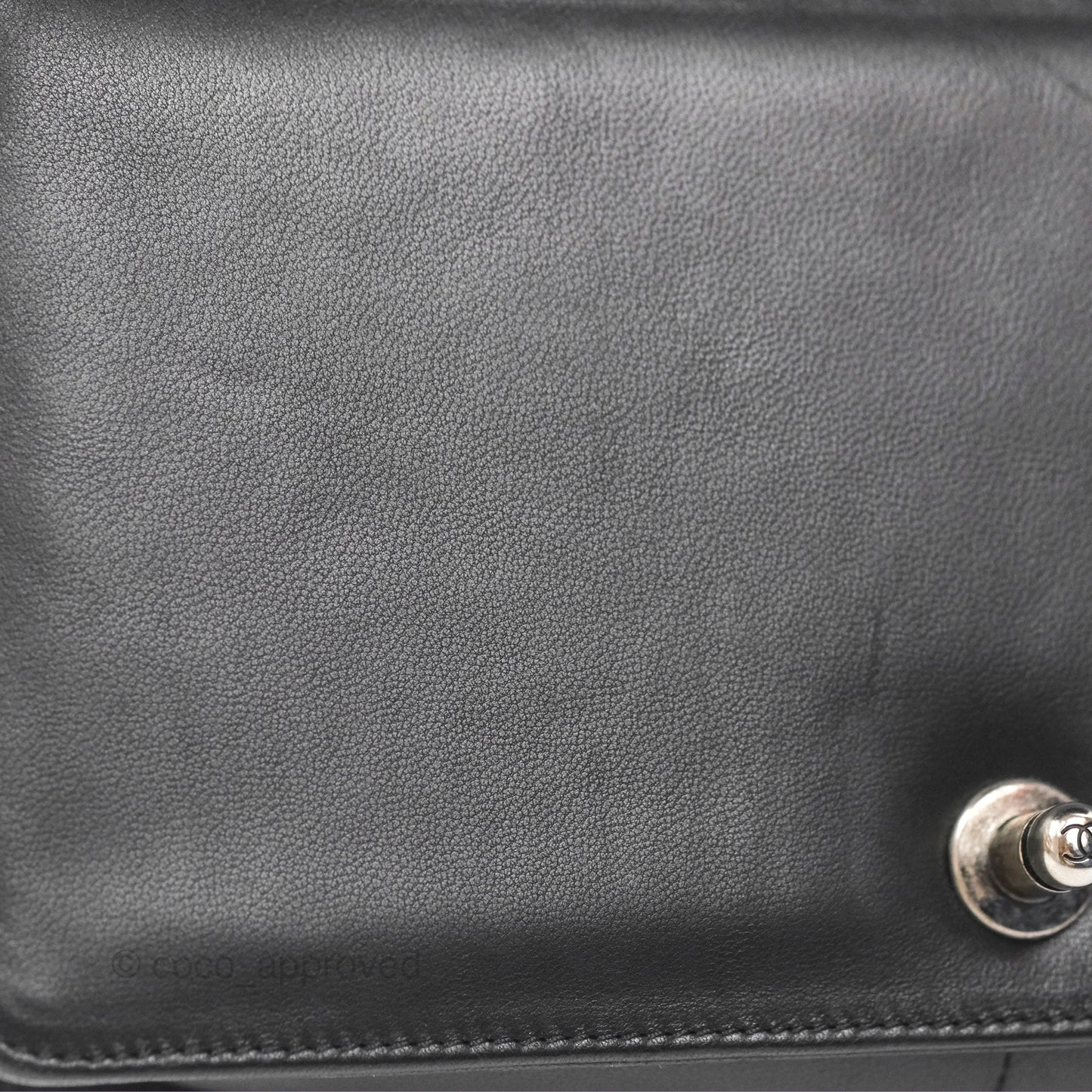 Chanel Quilted Medium Boy Black Lambskin Ruthenium Hardware