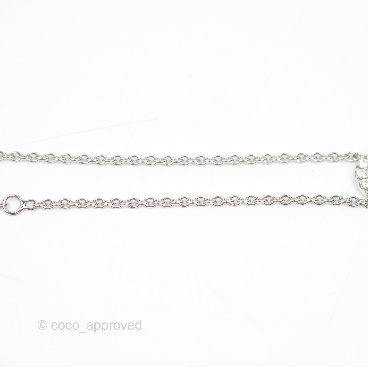 Hermès Finesse Bracelet Diamonds White Gold