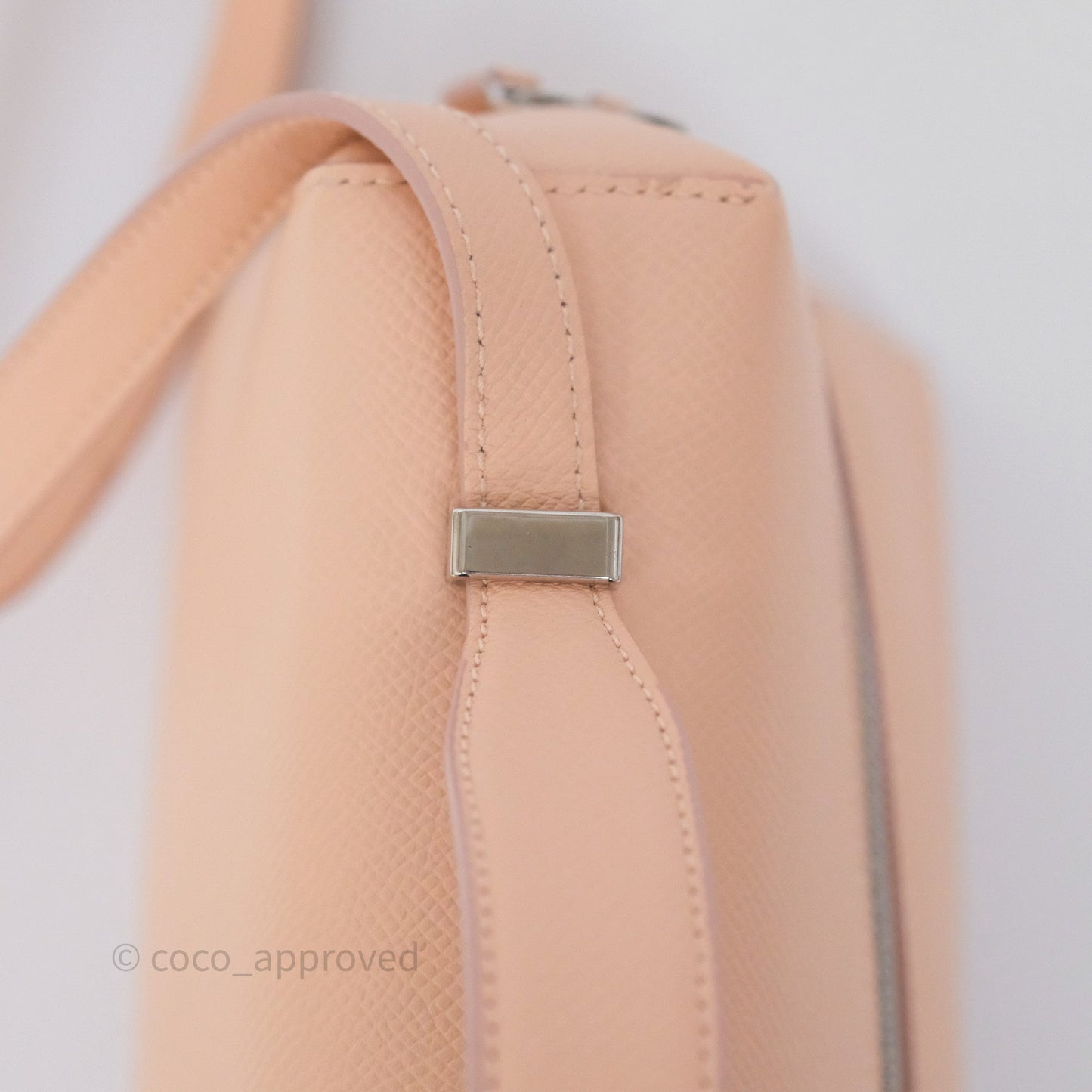 Loro Piana Extra Bag L27 Pink Calfskin Silver Hardware