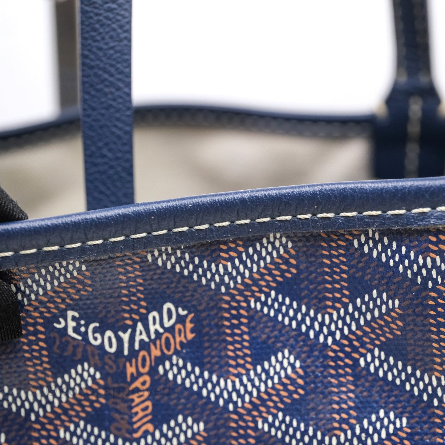 Goyard St Louis Tote PM Navy