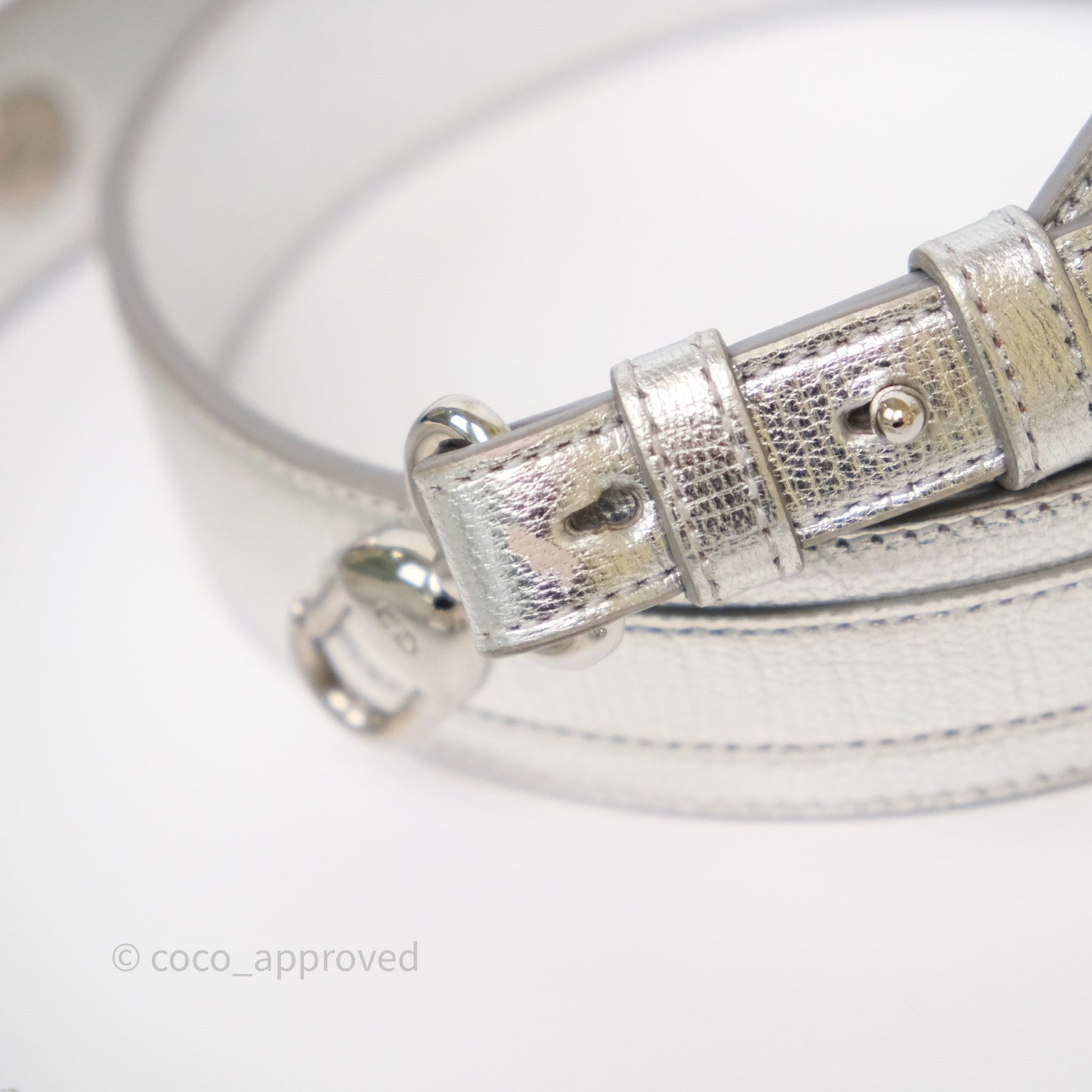 Dior My ABCDior Lady Dior Metallic Silver Cannage