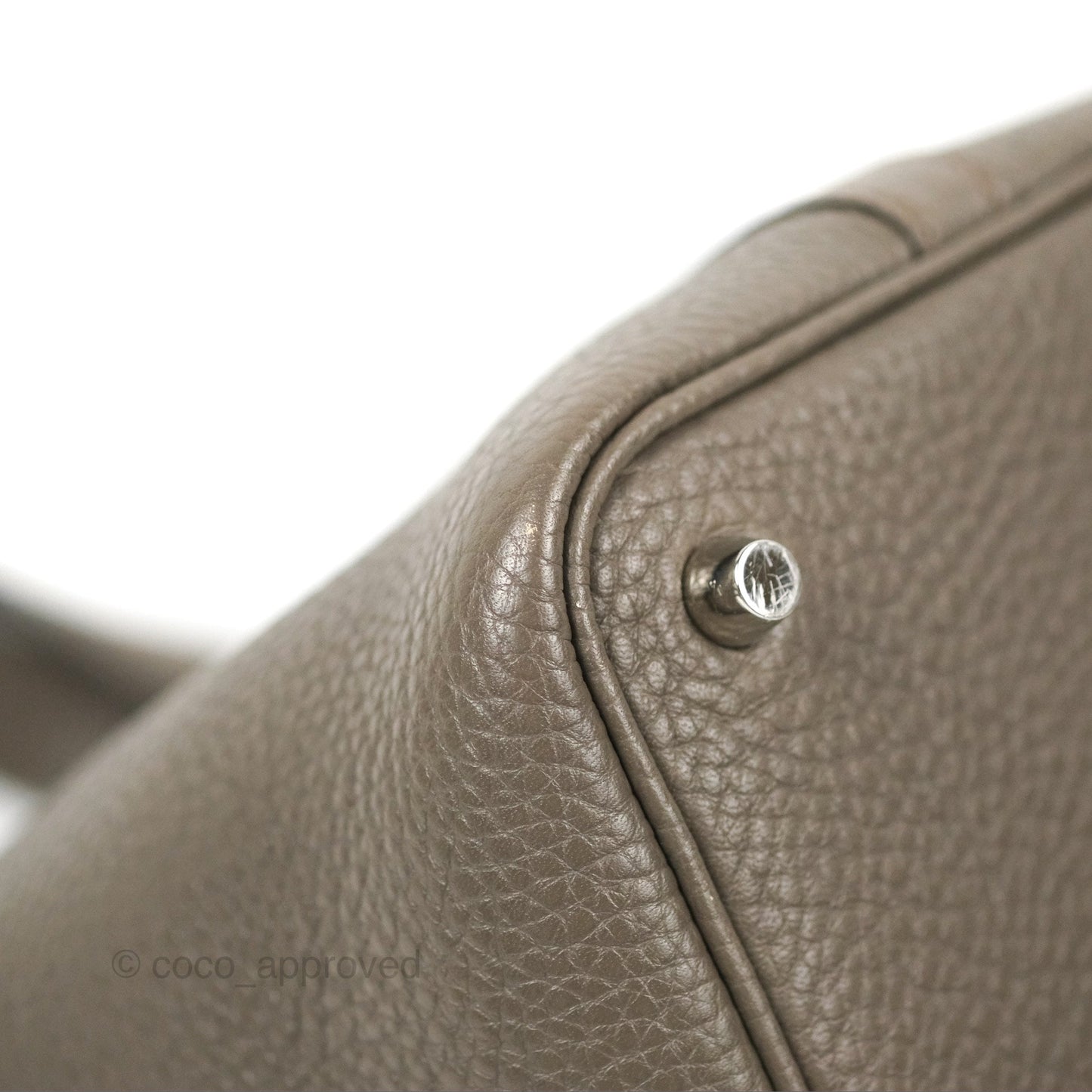 Hermès Picotin Lock 18 Etain Taurillon Clemence Palladium Hardware