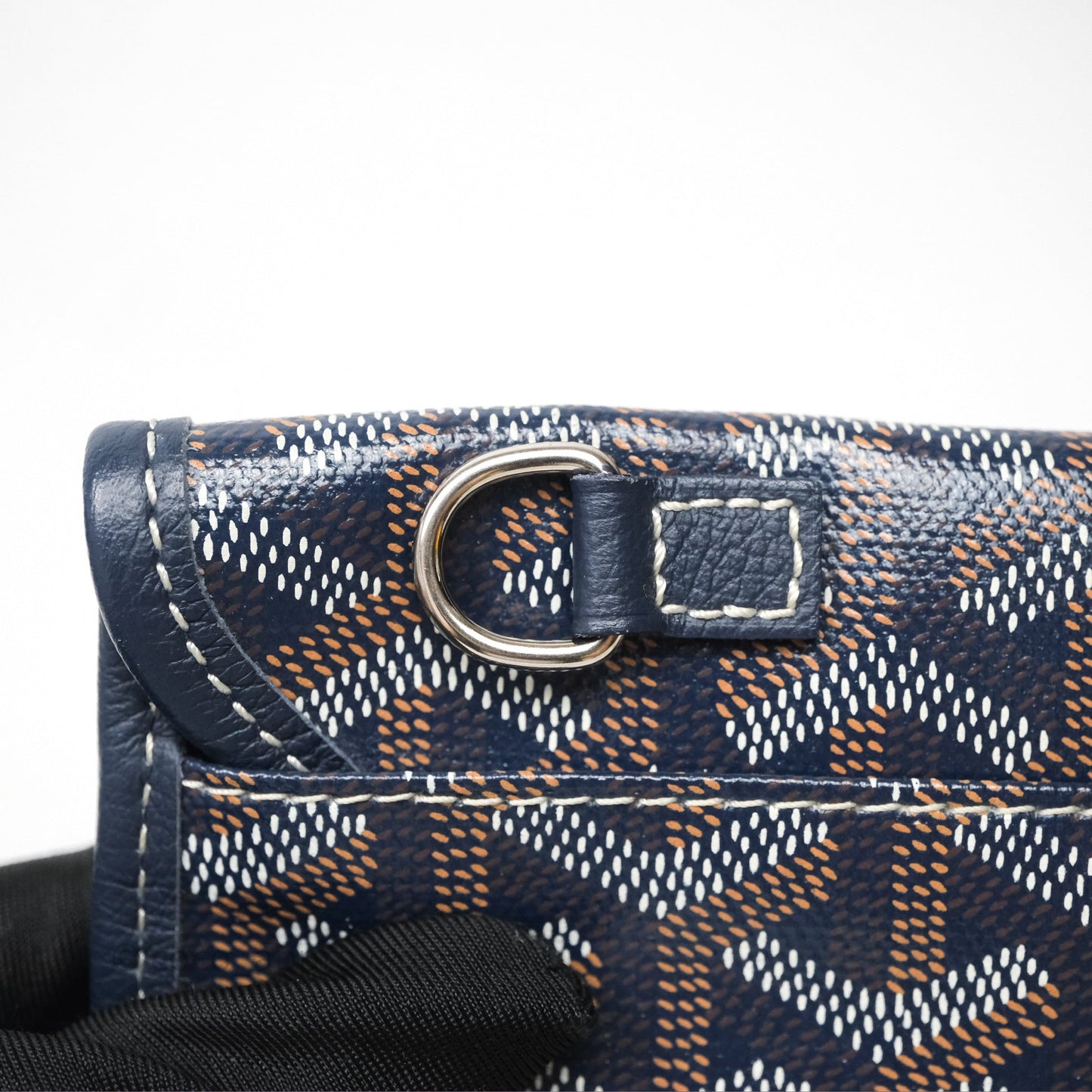Goyard St. Louis Tote PM Navy/Tan