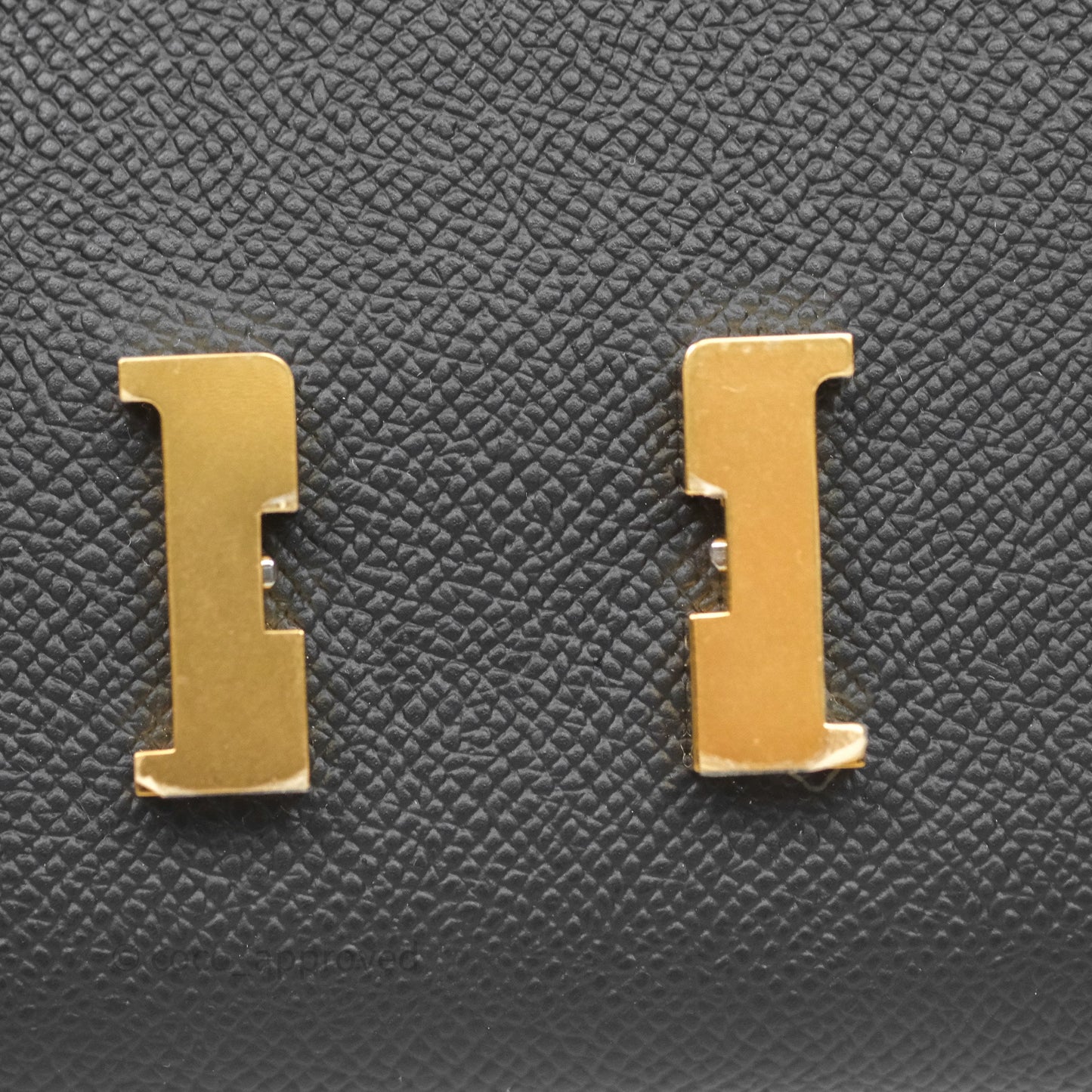 Hermès Constance Long To Go Wallet Black Noir 89 Epsom Gold Hardware