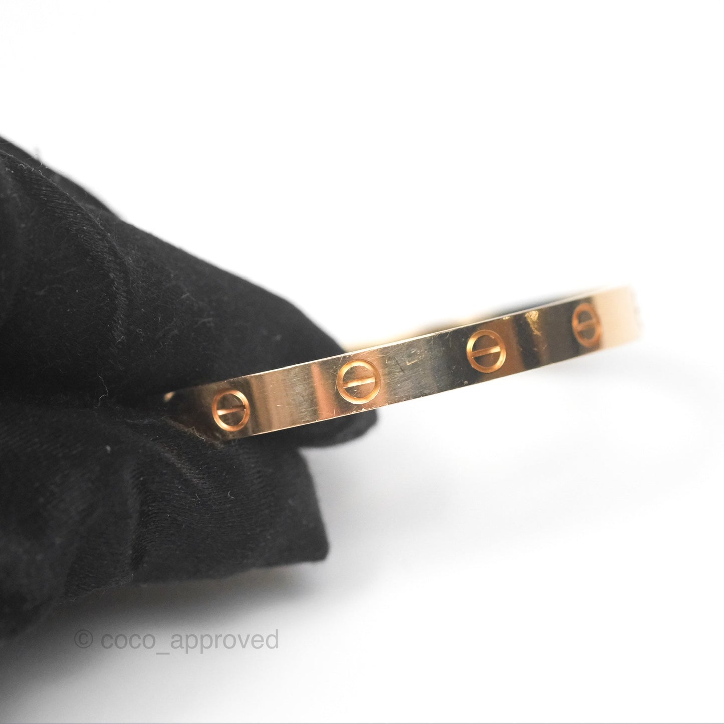 Cartier Love Bracelet Rose Gold Size 16