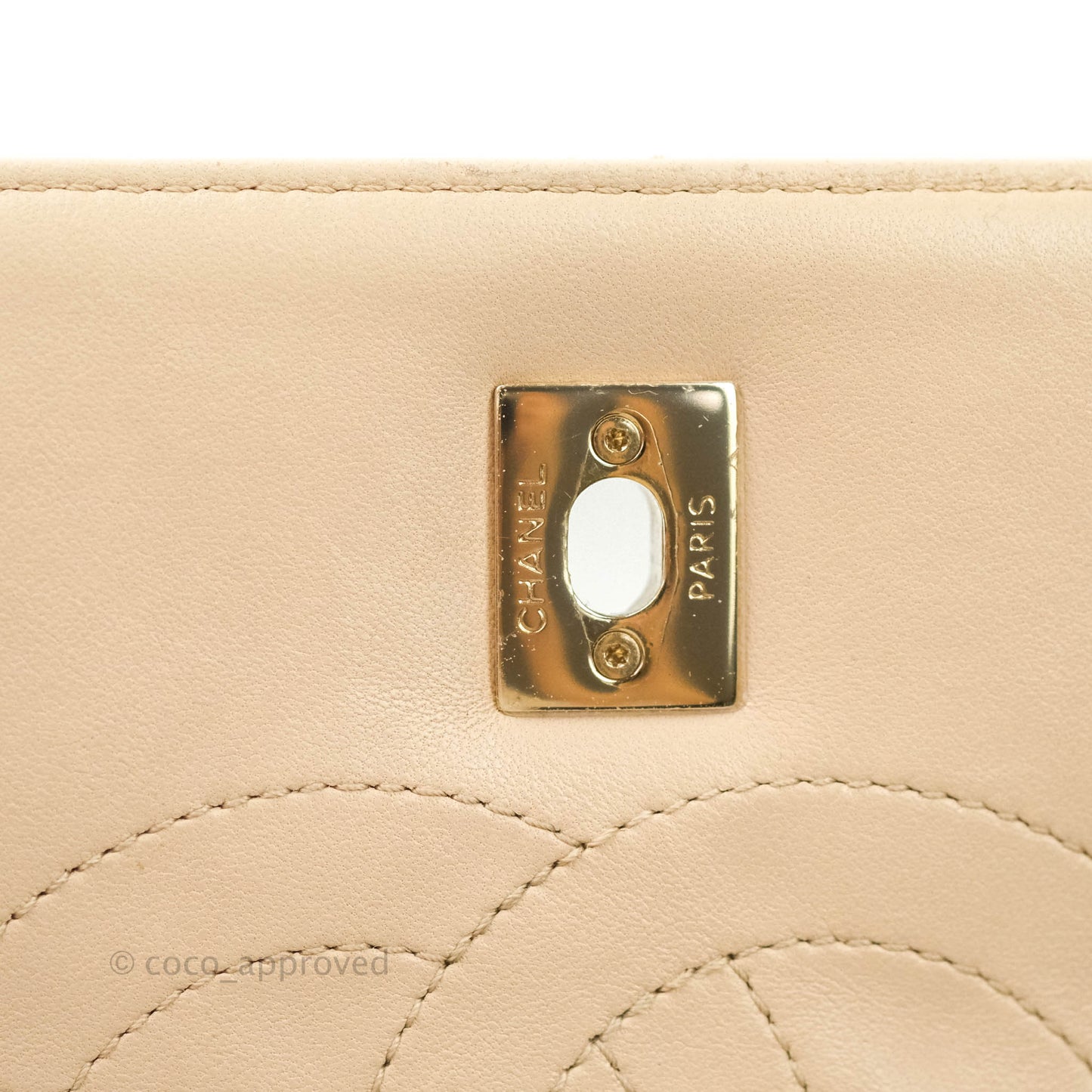 Chanel Trendy CC Small Light Beige Lambskin Gold Hardware