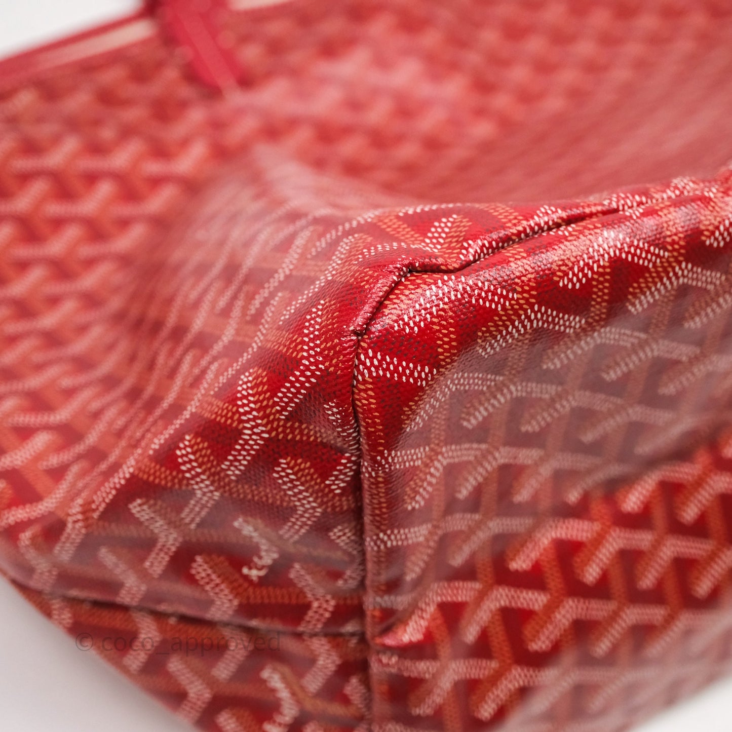 Goyard St Louis Tote GM Red
