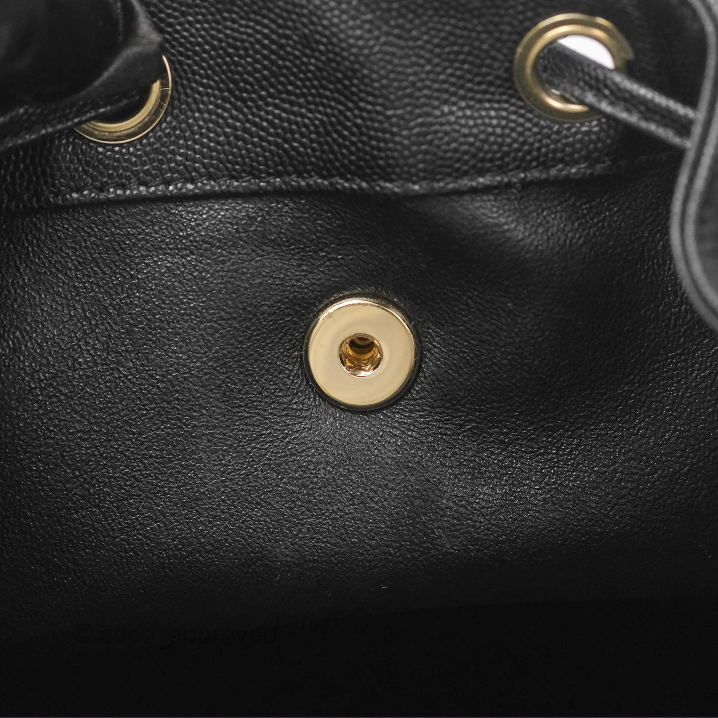 Chanel Quilted Business Affinity Backpack Black Caviar Gold Hardware