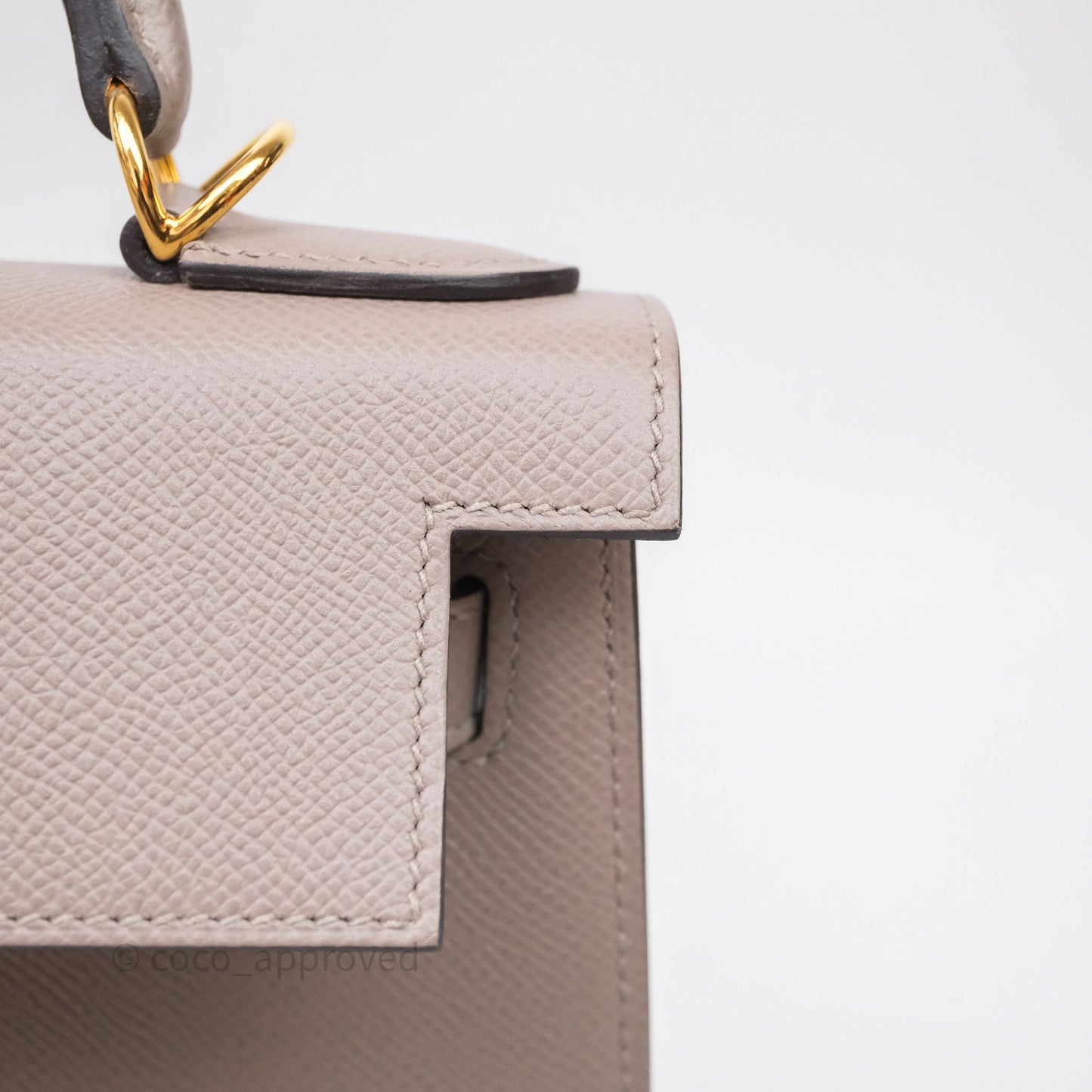 Hermes Kelly 28 Gris Asphalte Epsom Gold Hardware
