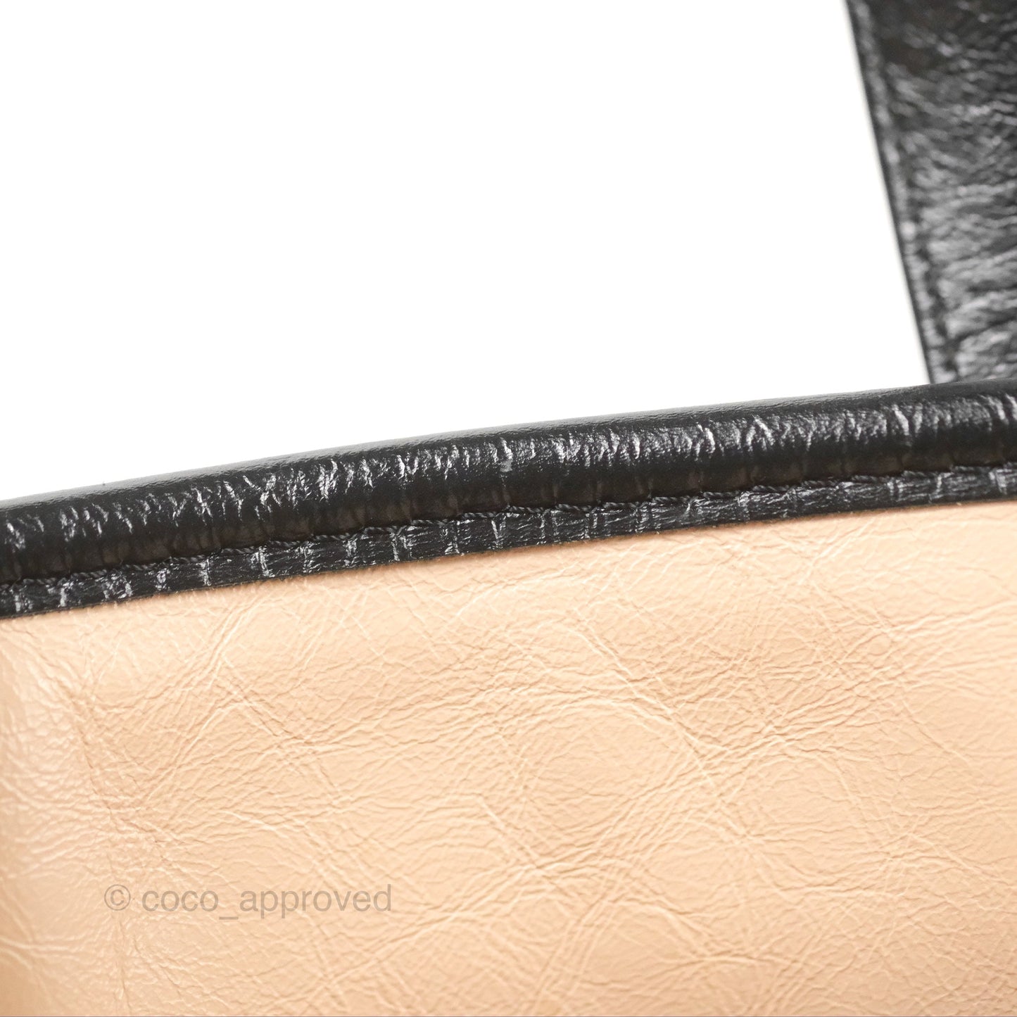 Chanel Large Gabrielle Shopping Tote Quilted Beige Aged Calfskin