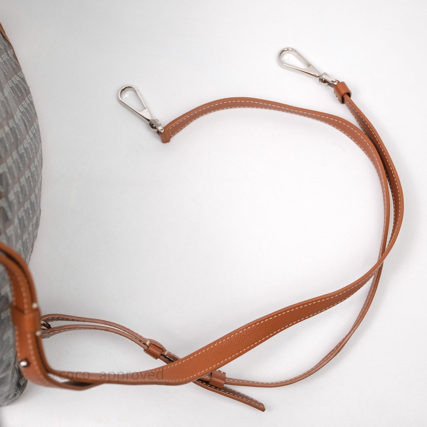 Goyard Saint Léger Backpack Black/ Tan