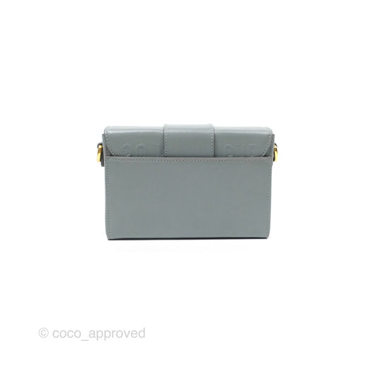 Christian Dior 30 Montaigne Box Bag Grey Calfskin