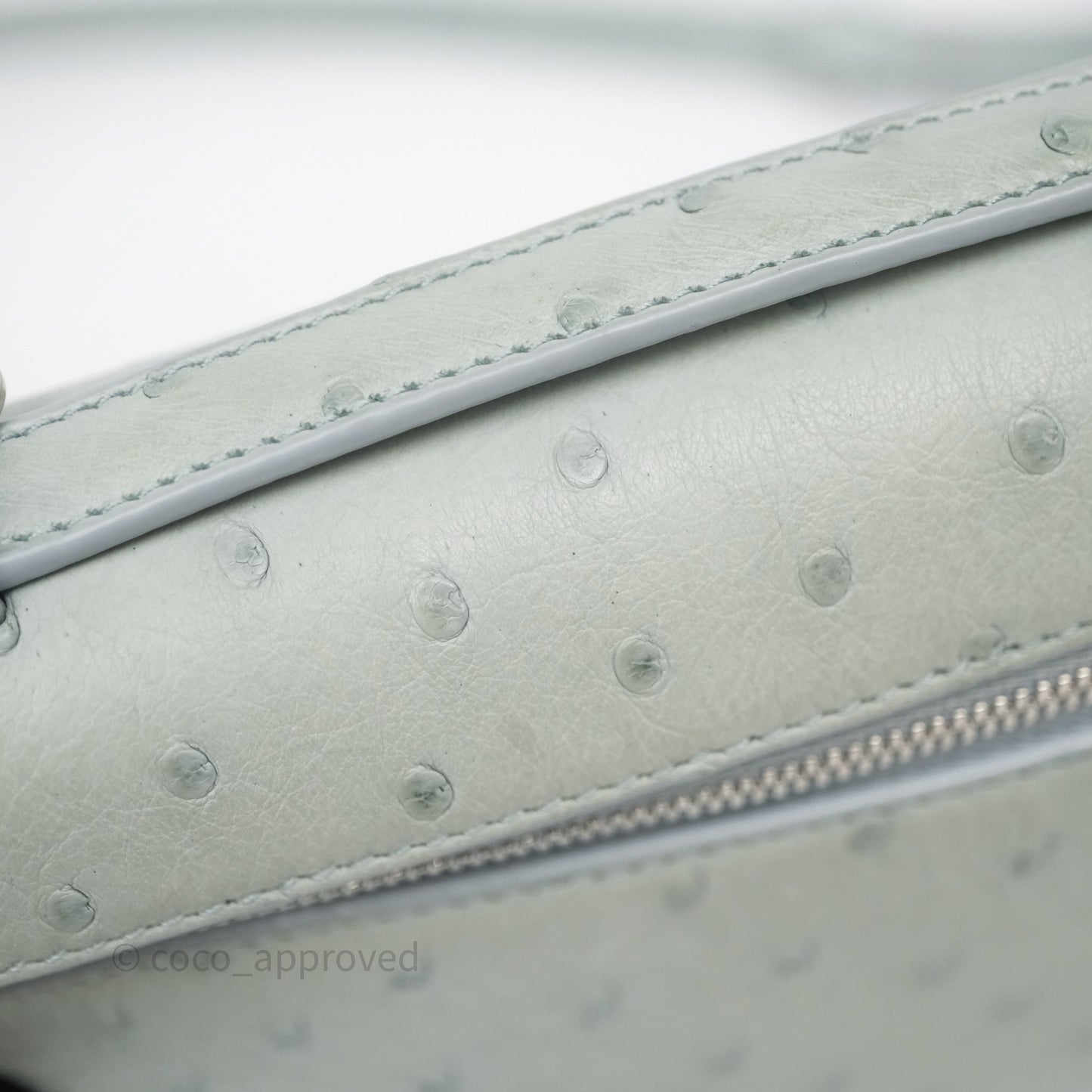 Loro Piana Extra Pocket L19 Light Blue Grey Calfskin
