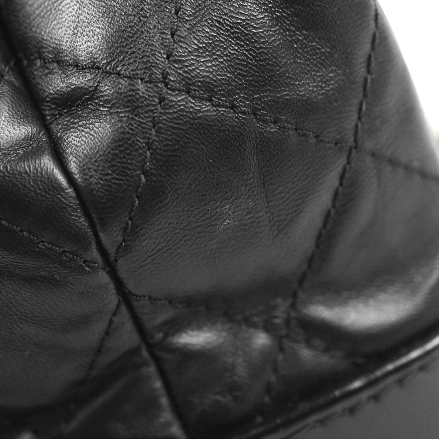 Chanel Medium Gabrielle Backpack Black Aged Calfskin