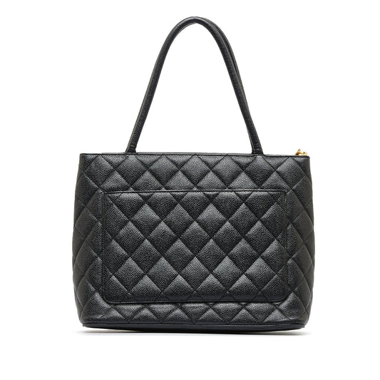 Luxury Chanel Caviar Medallion Tote Bag