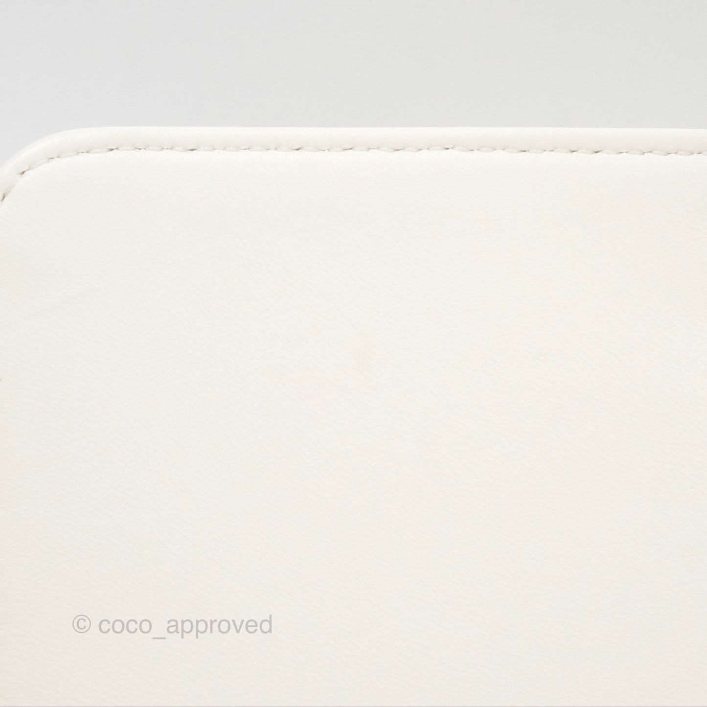 Chanel Mini Flap Bag with Enamel Charm Chain White Lambskin Gold Hardware