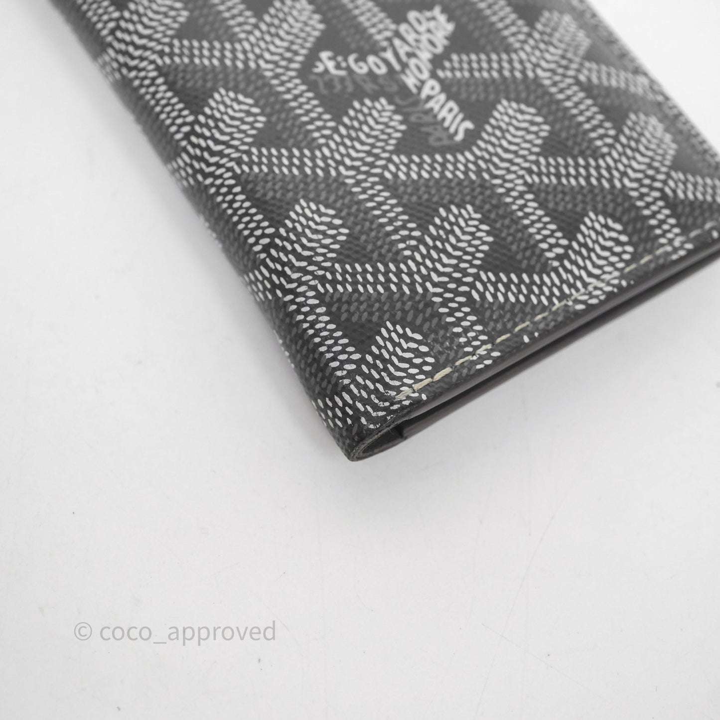 Goyard Saint Pierre Card Wallet Grey Goyardine