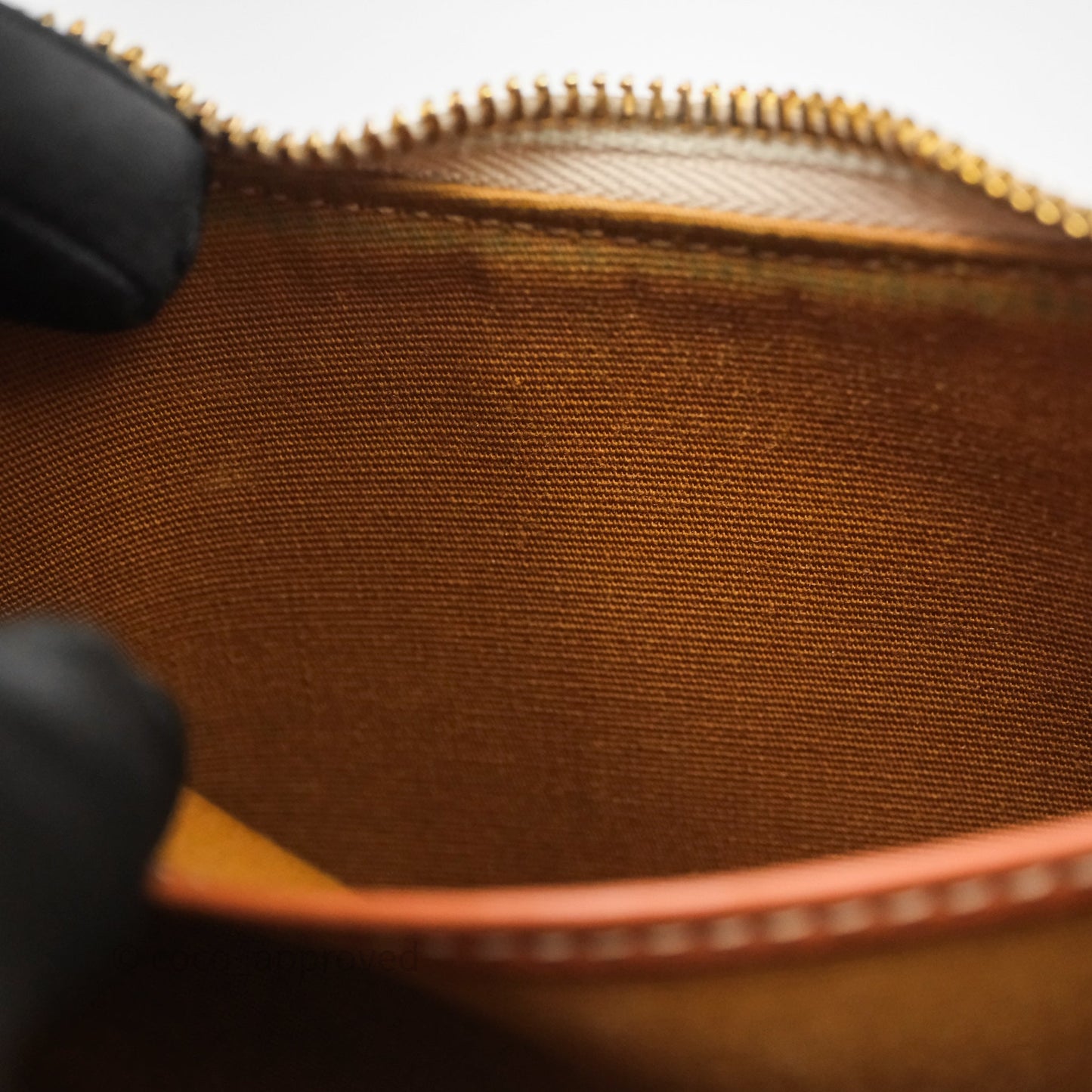 Celine Ava Bag In Triomphe Canvas Calfskin Grege