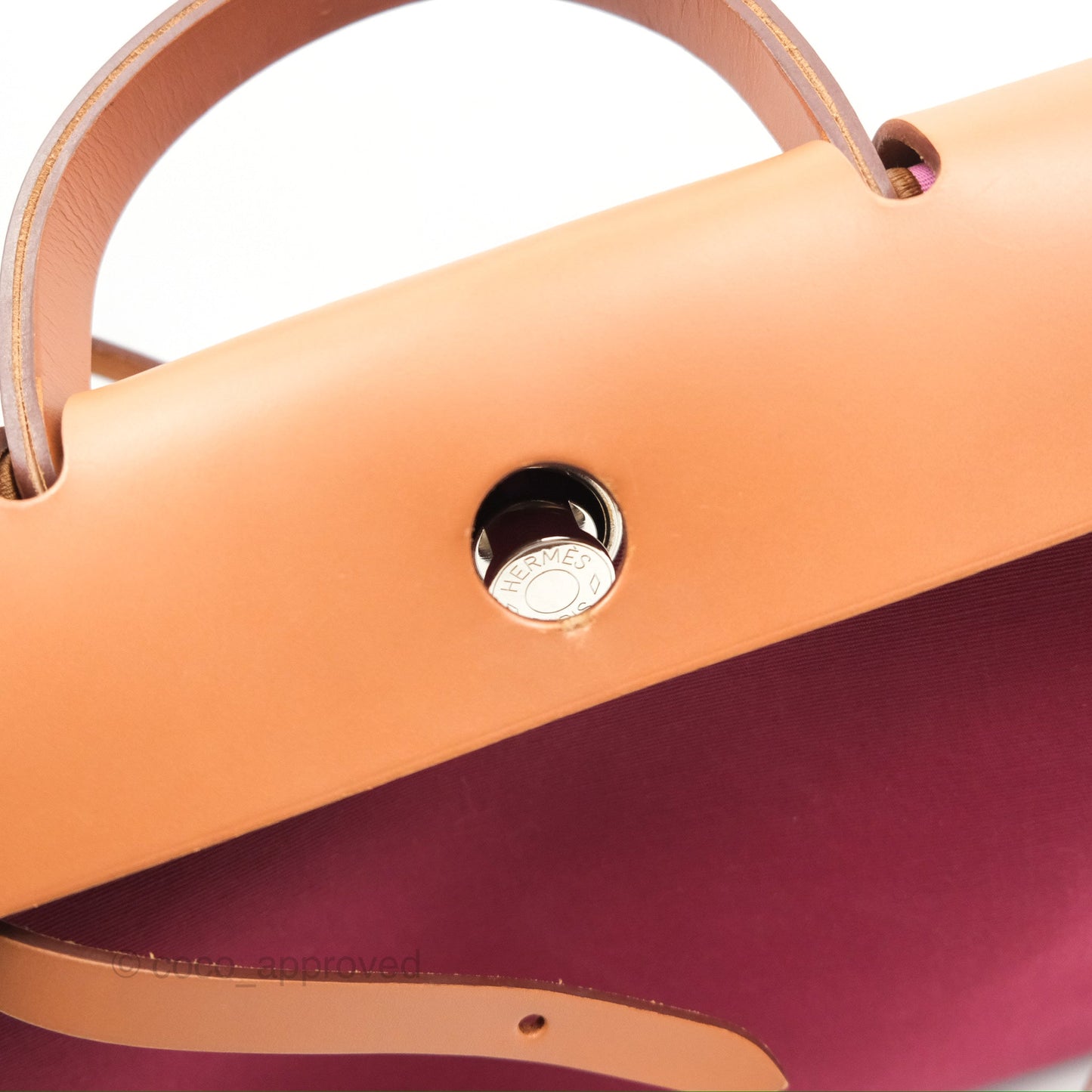 Hermès Herbag Zip 31 Retourne Rose Bubblegum Rubis Nature Canvas Palladium Hardware