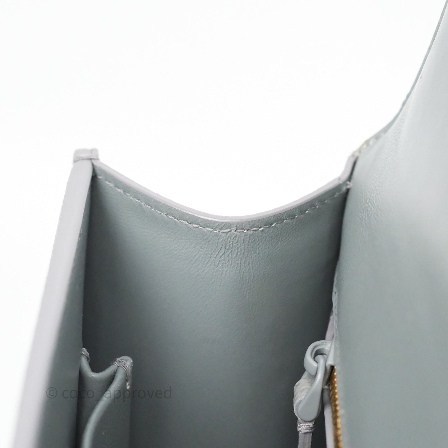 Dior 30 Montaigne Bag Grey Ultra Matte Grained Calfskin