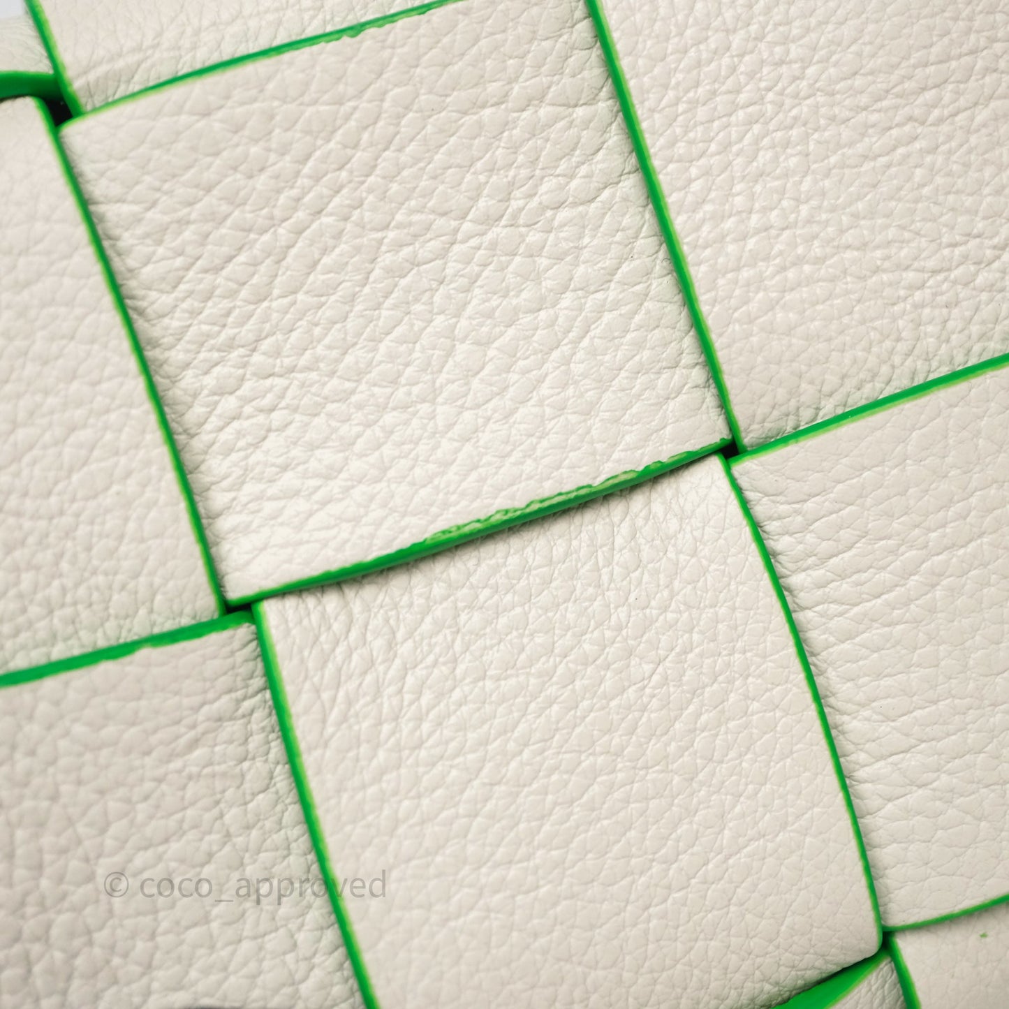 Bottega Veneta Cassette Mini Bag White/ Parakeet