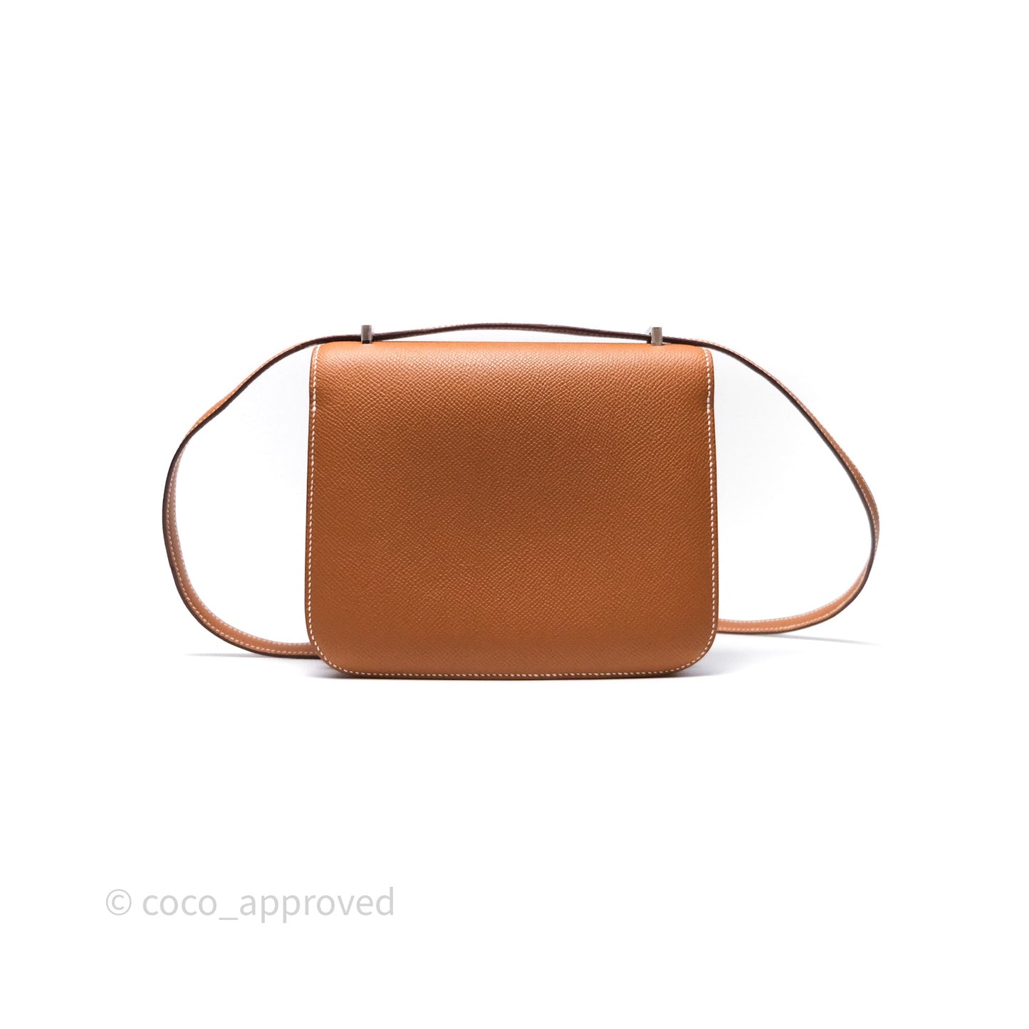 Hermès Constance Mini 18 Gold Epsom Palladium Hardware