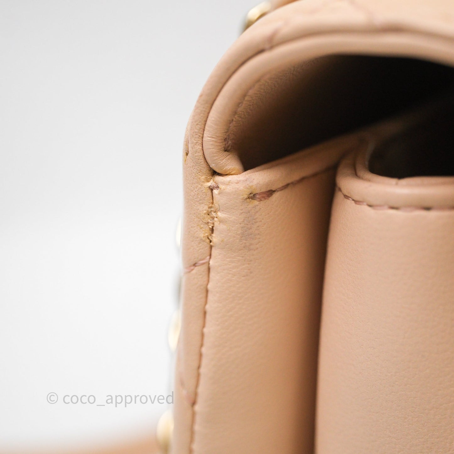 Chanel Small Trendy CC Beige Lambskin Gold Hardware