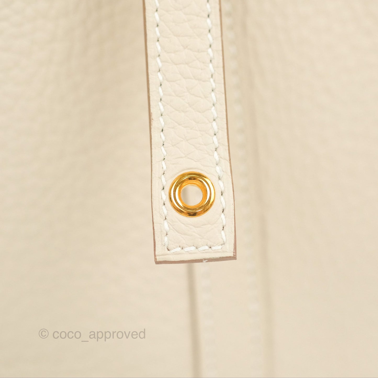Hermès Picotin Lock 18 Craie Taurillon Clemence Gold Hardware
