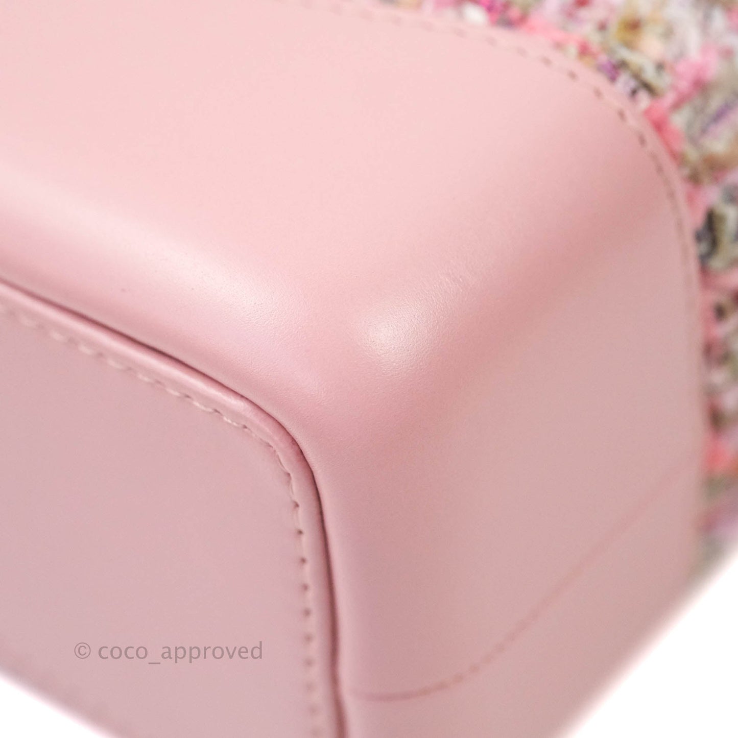 Chanel Gabrielle Small Backpack Pink Tweed Aged Calfskin