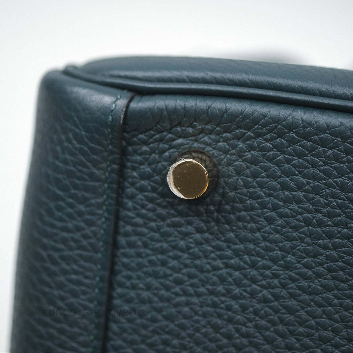 Hermès Lindy 26 Vert Cypress 6O Clemence Gold Hardware