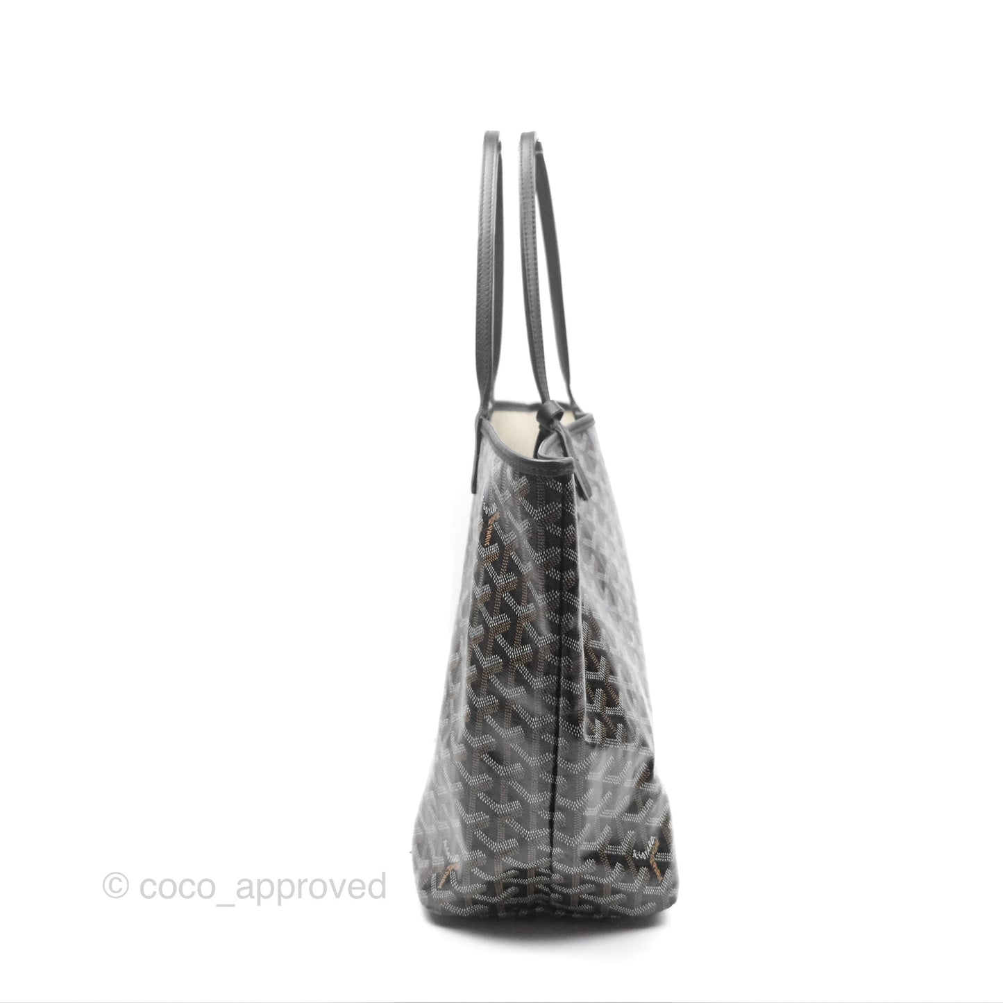 Goyard St Louis Tote PM ⁣⁣⁣⁣⁣⁣⁣⁣⁣⁣⁣⁣⁣⁣⁣⁣⁣⁣⁣⁣Goyardine Canvas Black