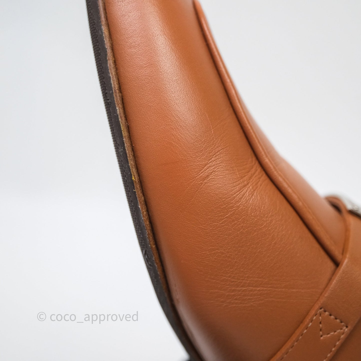 Hermès Oz Mules Calfskin Naturel Palladium Hardware Size 36