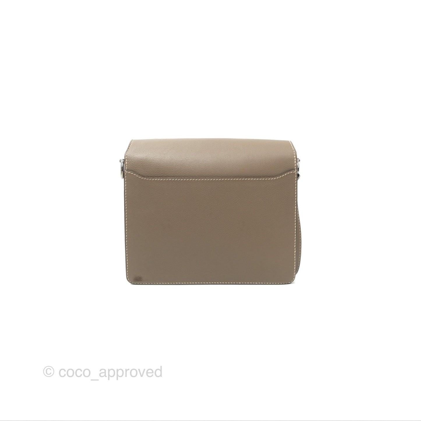 Hermès Roulis 23 Etoupe Evercolor Palladium Hardware