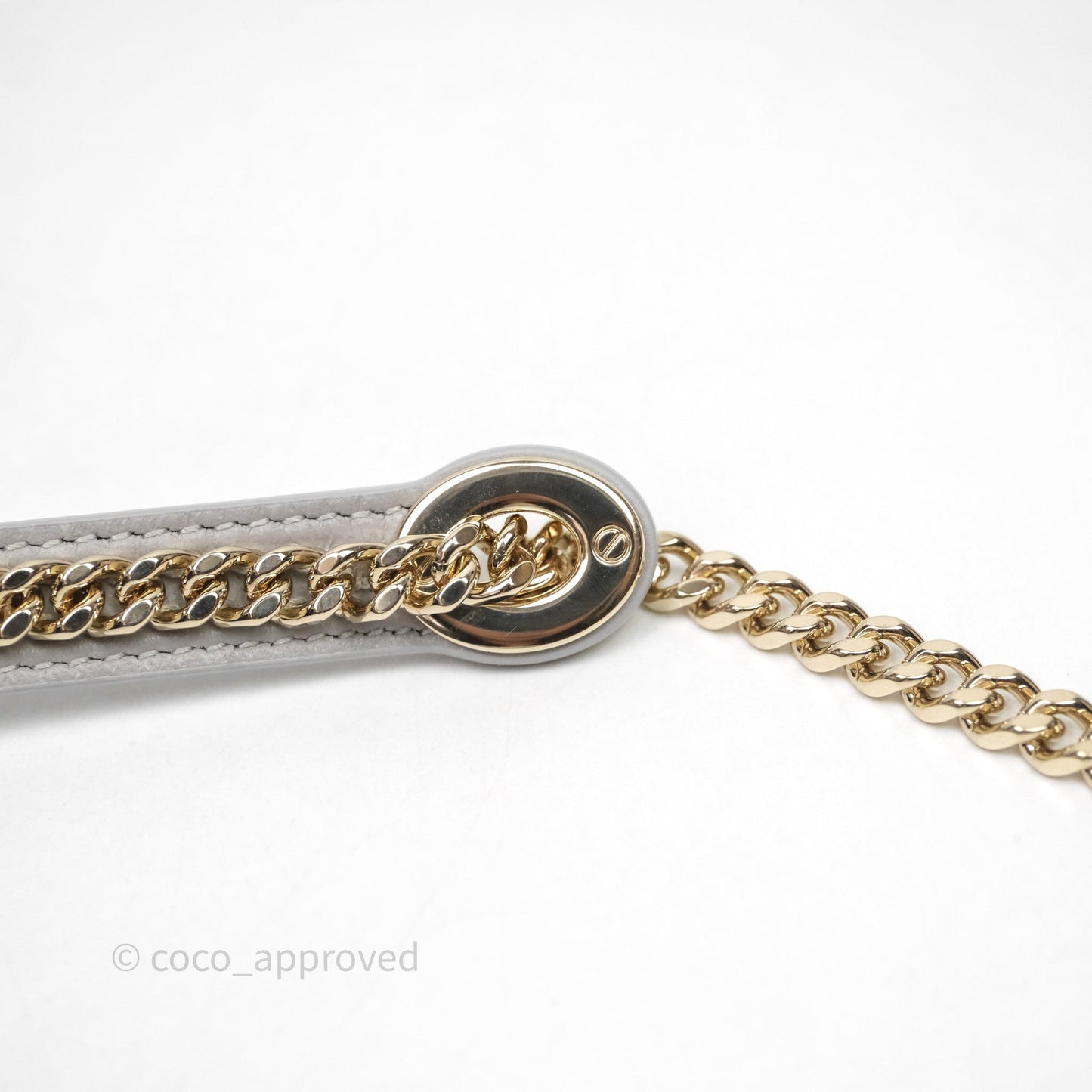 Christian Dior Mini Lady Dior Gray Lambskin Cannage Diamonds Gold Hardware