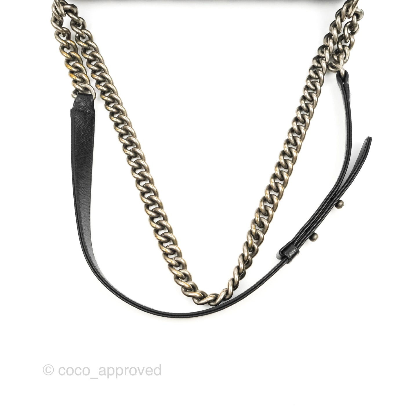Chanel Quilted New Medium Boy Black Caviar Ruthenium Hardware