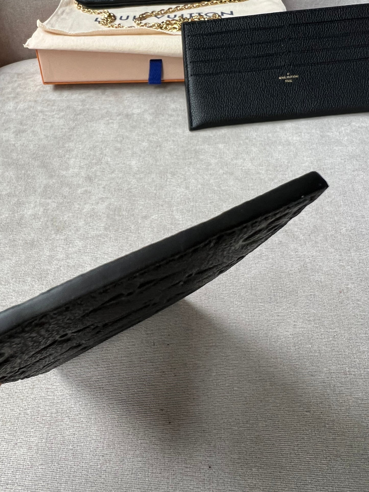 Louis Vuitton Felicie Pochette Black Empreinte Monogram (RRP £1160)