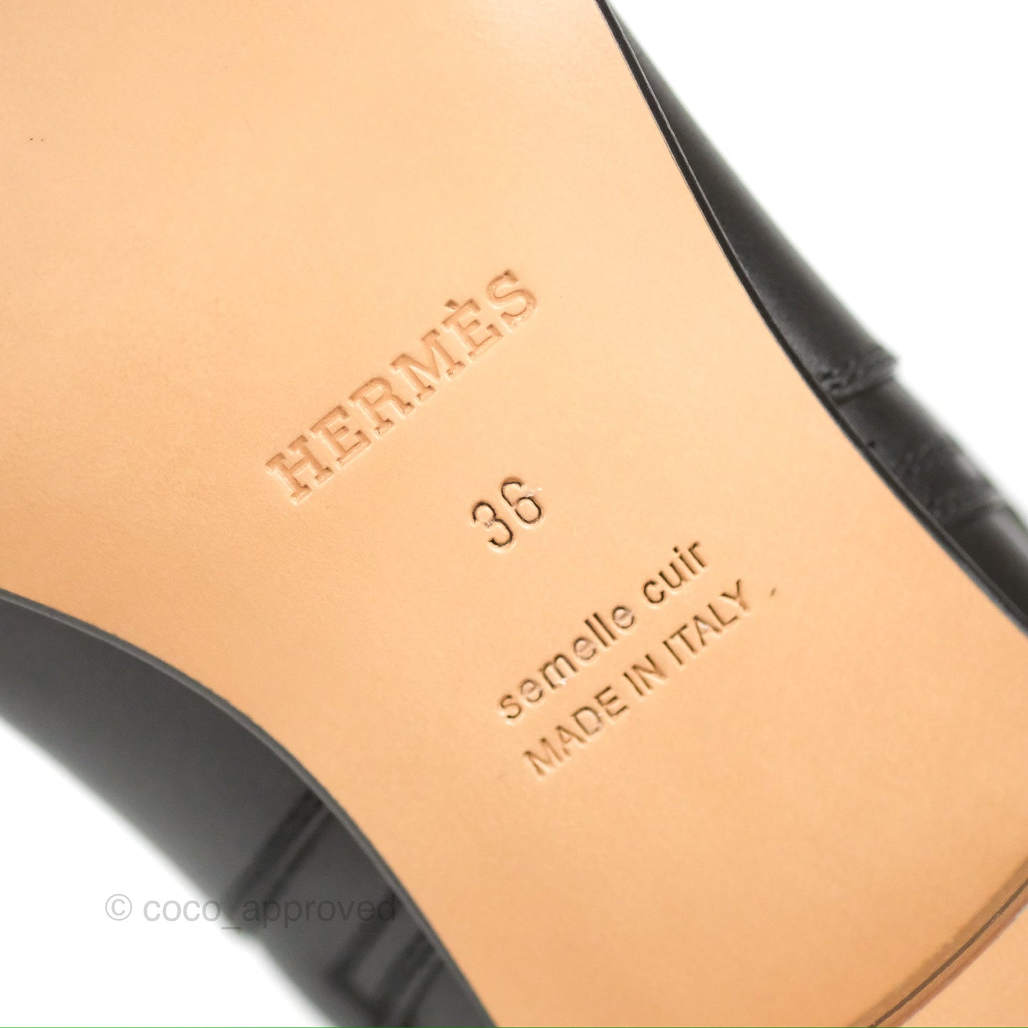 Hermès Neo Ankle Boots Black Calfskin Palladium Hardware Size 36