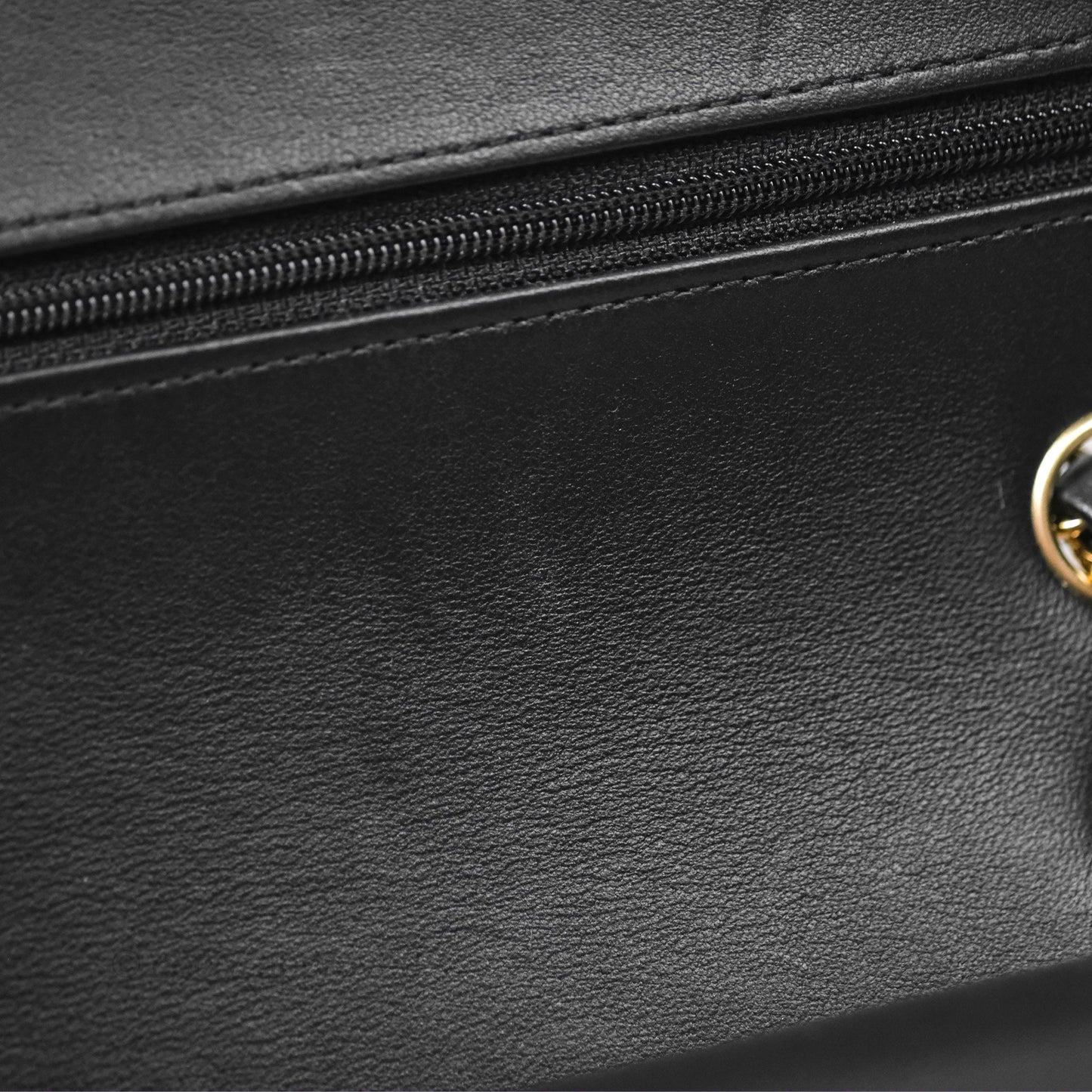Chanel Small Classic Flap Chevron Black Lambskin Gold Hardware
